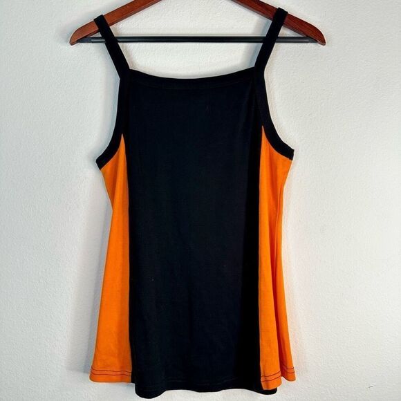 Biker Clothing Women Street Vibrations Tank Top Rhinestone Embellished Y2K Inspo - Picture 2 of 7